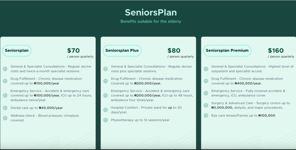SendCare health insurance plans for seniors, parents, and elderly. 